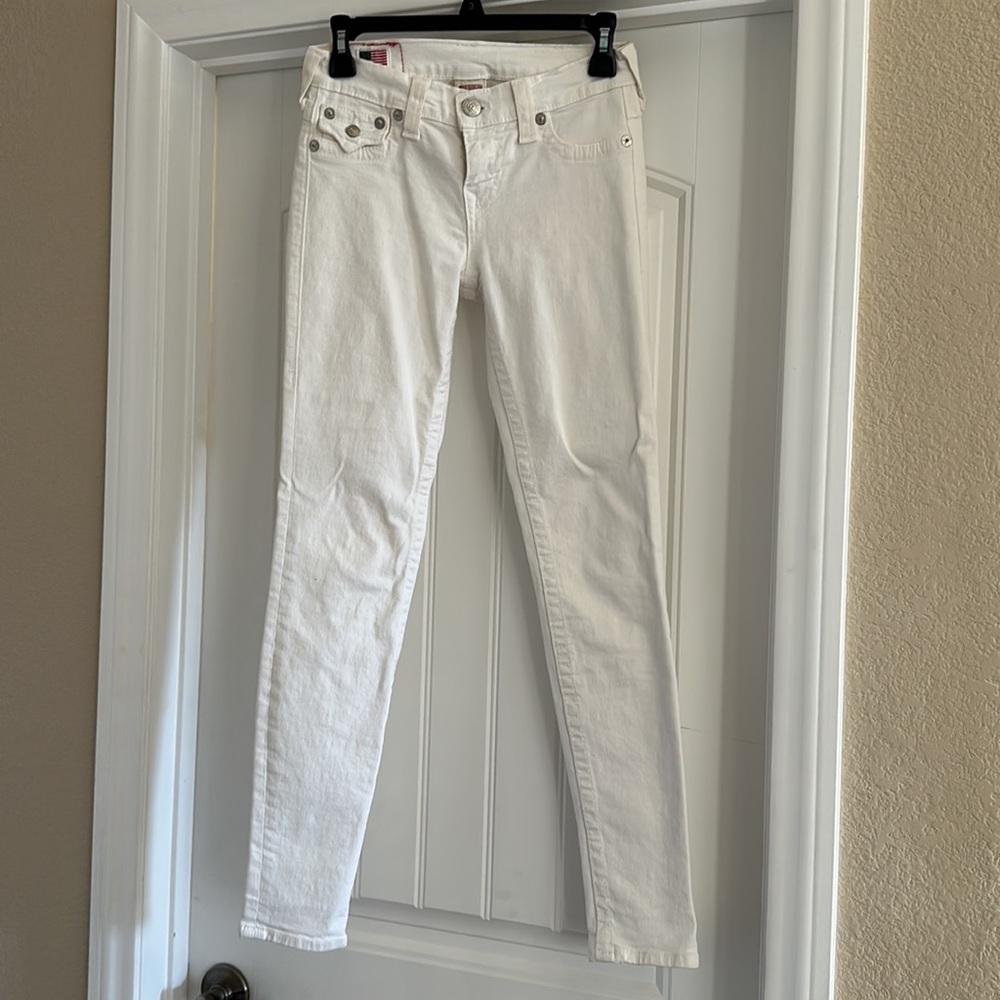 White True Religion skinny jeans - Picture 3 of 5